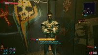 or speak with the bouncer if you’ve completed the Heroes Side Job.