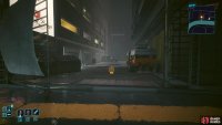 When you get there, head into the alley.