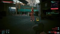 then take down the patrolling enemy in the parking lot.