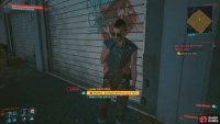 If you’re a Nomad, you can pick a Nomad dialogue option when you exit the garage.
