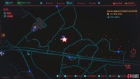and his location on the map.