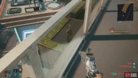 You can drop down directly onto the balcony outside of Hiromi’s penthouse, but be wary of patrolling guards.
