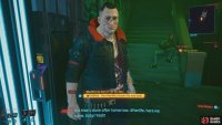 Meet up with Jackie outside Afterlife - Nomads will get the opportunity to pick a unique dialogue choice here.