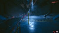 At the bottom, loot the area then head down the corridor into the hostile area.