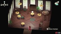 The round covered table is a great choice