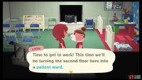 Speak to Lottie to begin the Patient Ward expansion