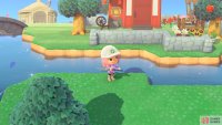 Removing some of the water causes the riverbank to become blocky