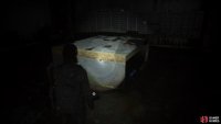 Head into the back room of the Bank and interact with the bag to find an Artefact
