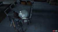 Use the truck to reach the buildings second floor, then go into the room on the right to find an Artefact on the table