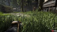 Once you’ve made it to the Dome via the fence, crawl through the grass to stealth takedown the enemies 
