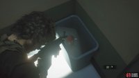 now go into the side room of the Nurses’ Station to find a Charlie Doll sitting in a bin.
