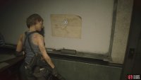 Collect the Map from the board in the Safe Room