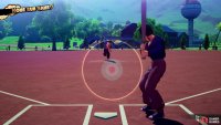 A circle will appear and shrink when the pitch is coming