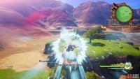 The distance and marker indicate a random encounter