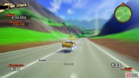 Hit the green boosts to gain a good deal of speed