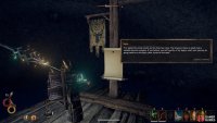 Read the note on the platform where you first encountered Mad Captain’s Bones to begin the quest.