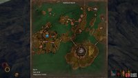 The location of the Steakosaur’s Burrow in Hallowed Marsh, found north west of the Spire of Light.