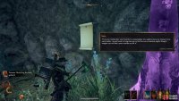Once you have defeated both Seakosaurs, be sure to read the note within the burrow before leaving.