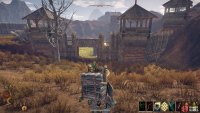 The entrance to the Burnt Outpost, found south west of the Huge Burning Tree.