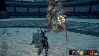 Look out for this animation, with the claw raised, signalling the lightning discharge.