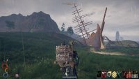 From the wrecked ship near the road to Enmerkar Forest, follow the path south east.