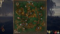 The location of the Cabal of Wind Tower in Hallowed Marsh, south west of Monsoon.