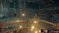 Use the lever on the lift platform to raise it while you’re on it. The one beside can be used to move the lift without being on it.