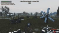 Example of appropriate aim when wielding a bow. Requires slight elevation gauge at a distance.