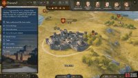 When you visit a settlement, select &lsquo;Go to the tavern district&rsquo;.