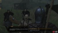 You can duel Galter alone for a small boost to renown and morale, or attack him with your troops.