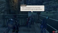 Arnaut will repair the lamp if you choose Route B.
