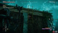 Shoot this latch on the ladder to make it extend