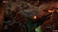 Use the pullcaster to break a hole into the floor 
