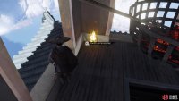 Approach the fire to get the prompt to light the lighthouse