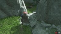 Head through the opening to find the next step to the top