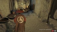 where you’ll find the Black Dye Merchant inside