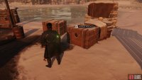 then go over to the east side to find this Artefact sitting on a crate.