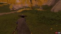 such as when the deer run by him