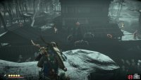 Use this rock to see the entire area and where best to strike