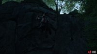 climb the wall to the top after claiming the banner