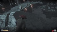 You can get a good vantage point from the ledge overlooking the camp