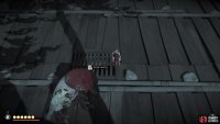 Use the hatch on the roof to slip inside the building