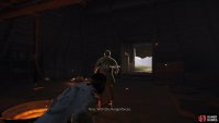 then hug the left side of the area to find the next Brother in the second hut