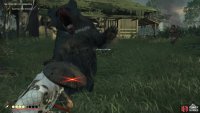 Dodge out of the way of the bear’s attacks, as they are unblockable