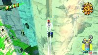 climb to the top of the giant pink shell and hover over to this small window for Coin #26.