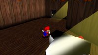 The first coin will be behind the possessed piano