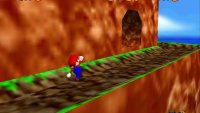 Look for the alcove in the mountainside while going up it