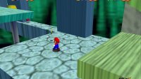 The eighth coin is hidden by the pillar by the seesaws