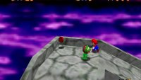 The second coin will be in the corner by the Piranha Plant