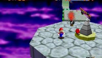 The sixth coin is right next to the spike on this rotating platform
